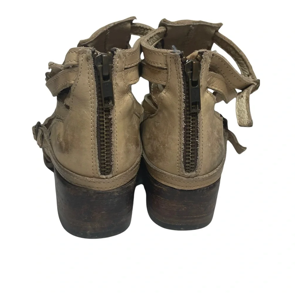 Last Chance….Freebird by Steven Stair Booties in Taupe 6 - Picture 9 of 15
